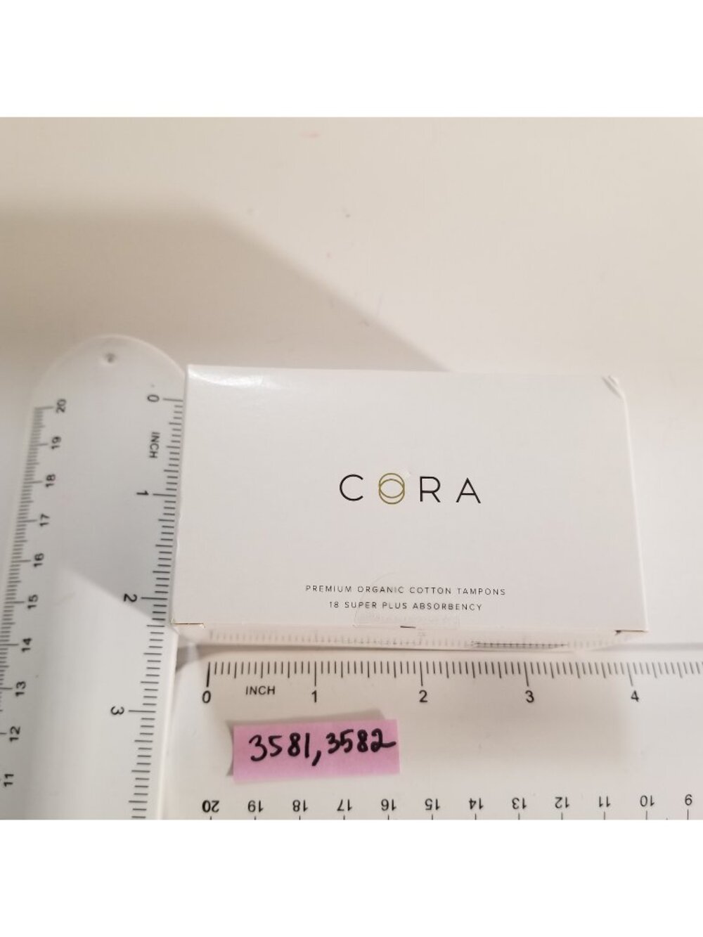 Cora Organic Cotton Tampons 18ct Super Plus GOTS Certified Made in Europe Sealed